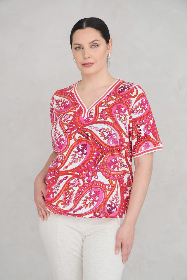 Блуза Via Appia с узором пейсли