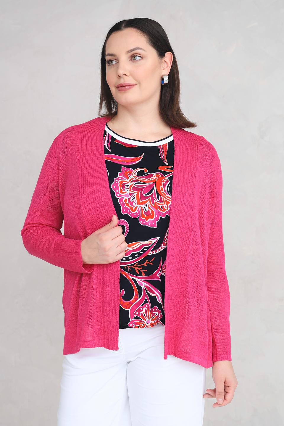 Жакет Via Appia с цветочным узором