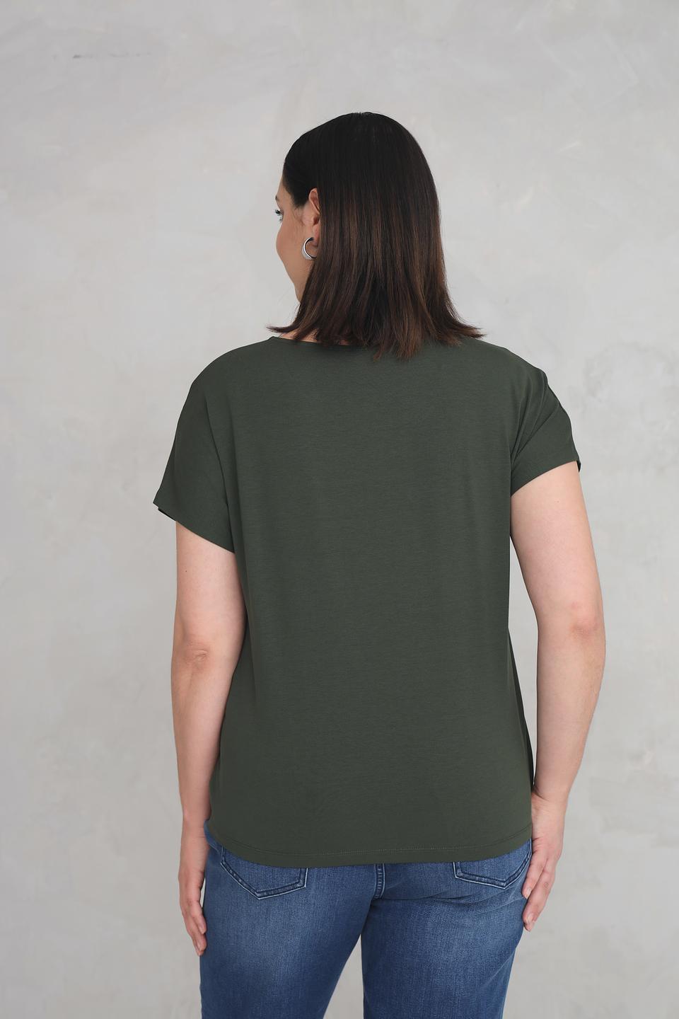 Футболка Via Appia с завязкой хаки