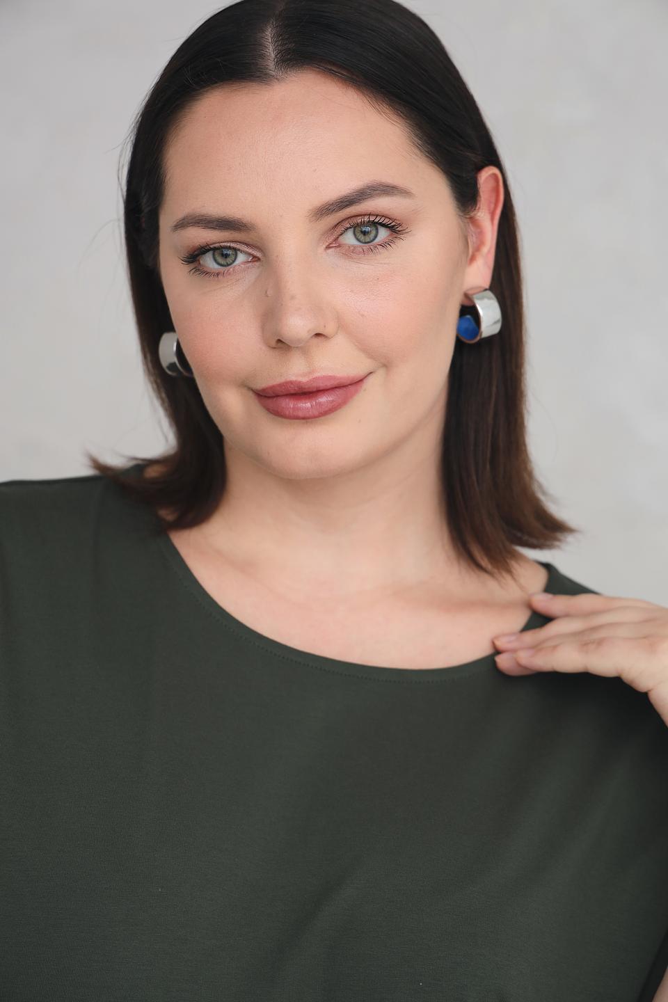 Футболка Via Appia с завязкой хаки