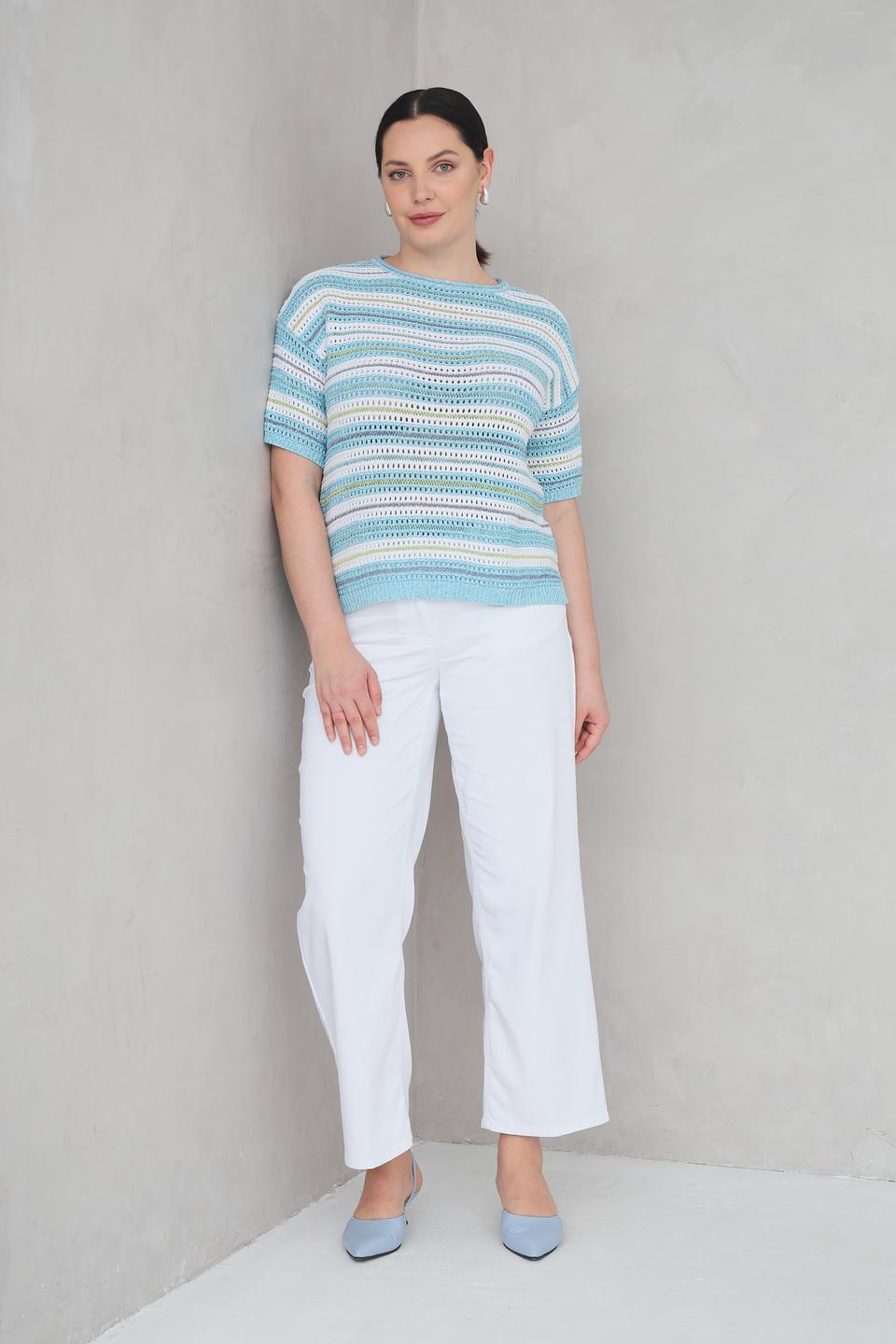 Пуловер Rabe collection в полоску