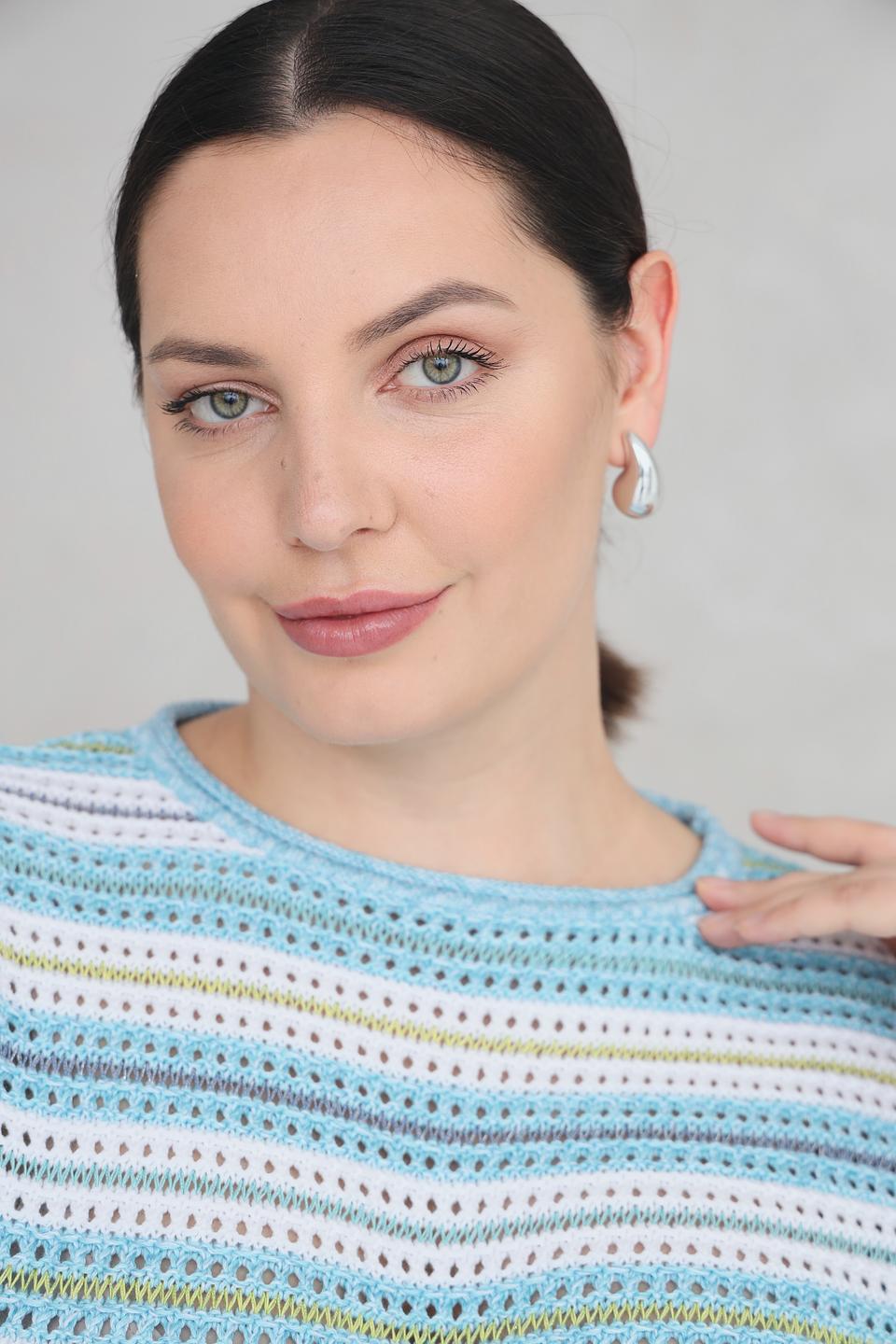 Пуловер Rabe collection в полоску