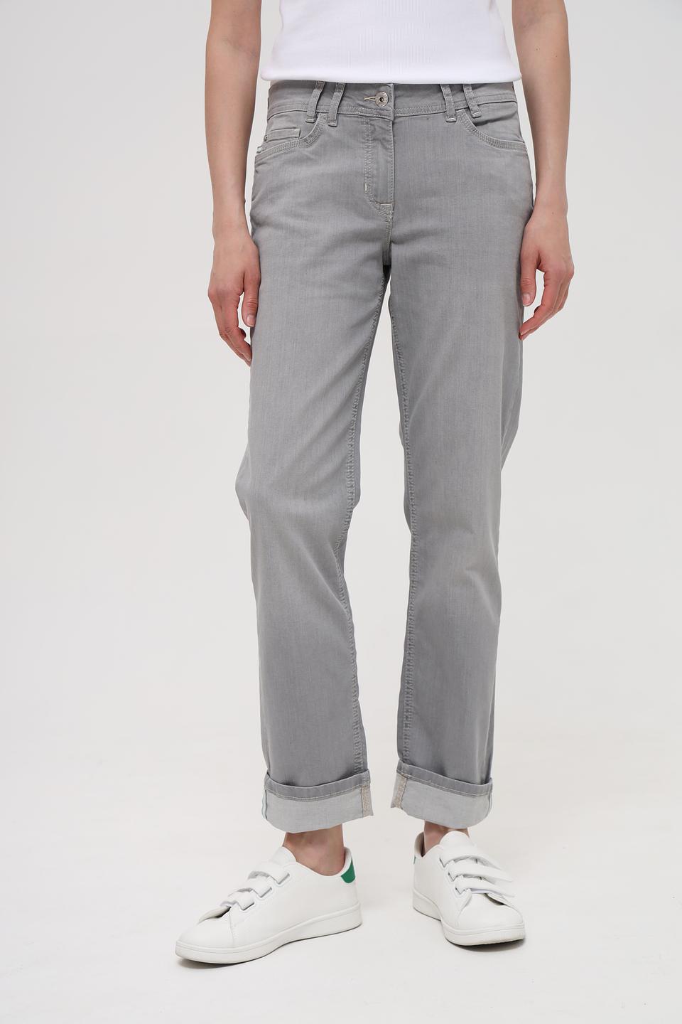 Джинсы Ppep. серые с манжетами