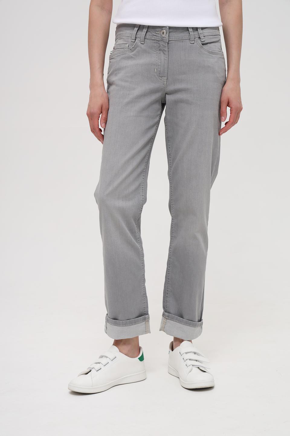 Джинсы Ppep. серые с манжетами