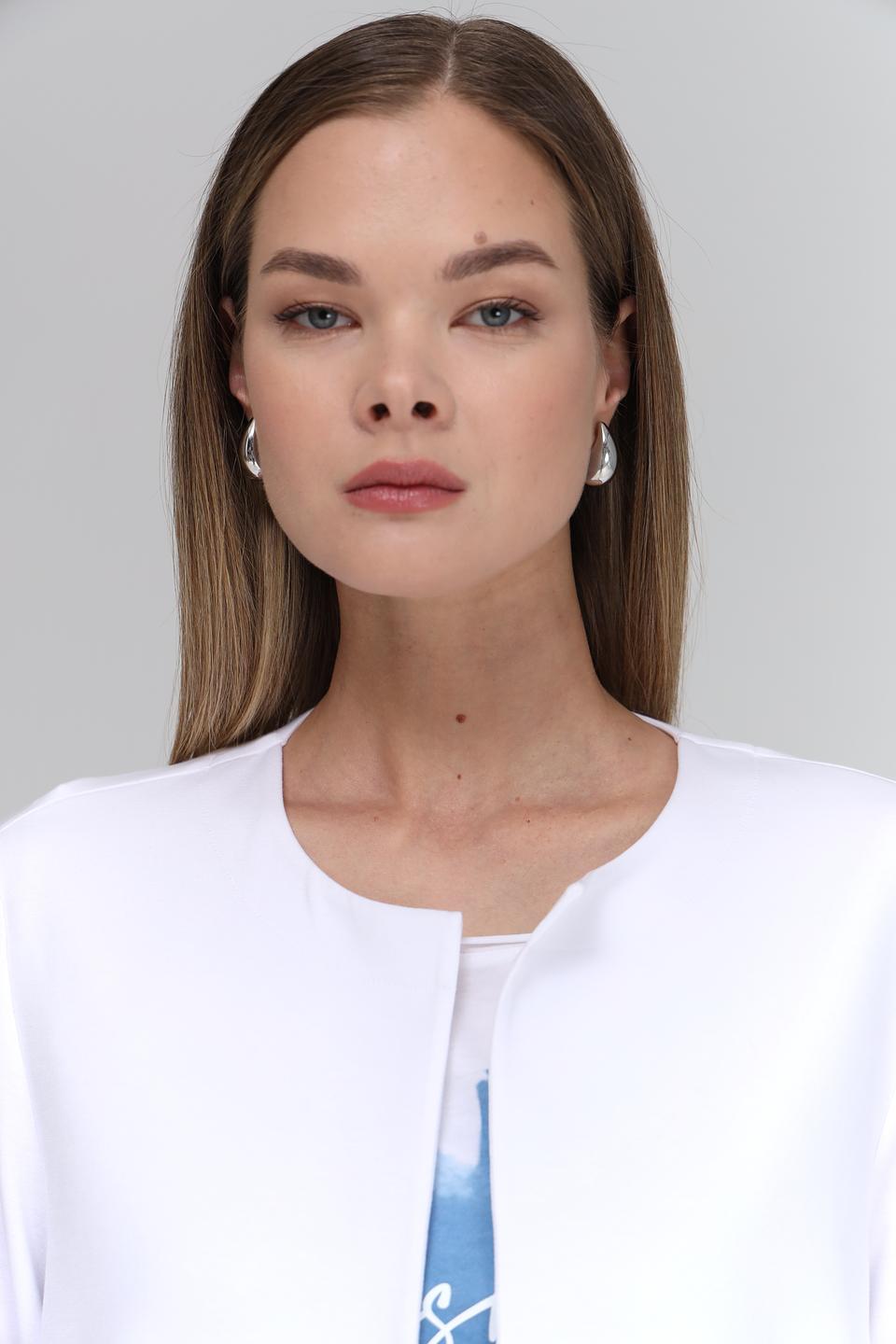 Жакет Margittes белый приталенный