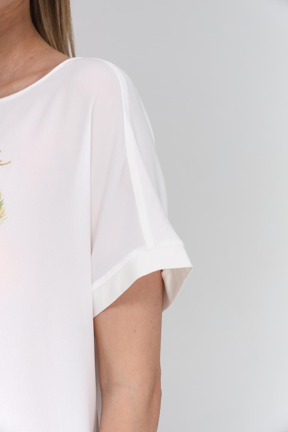 Блуза Catnoir с тропическим принтом