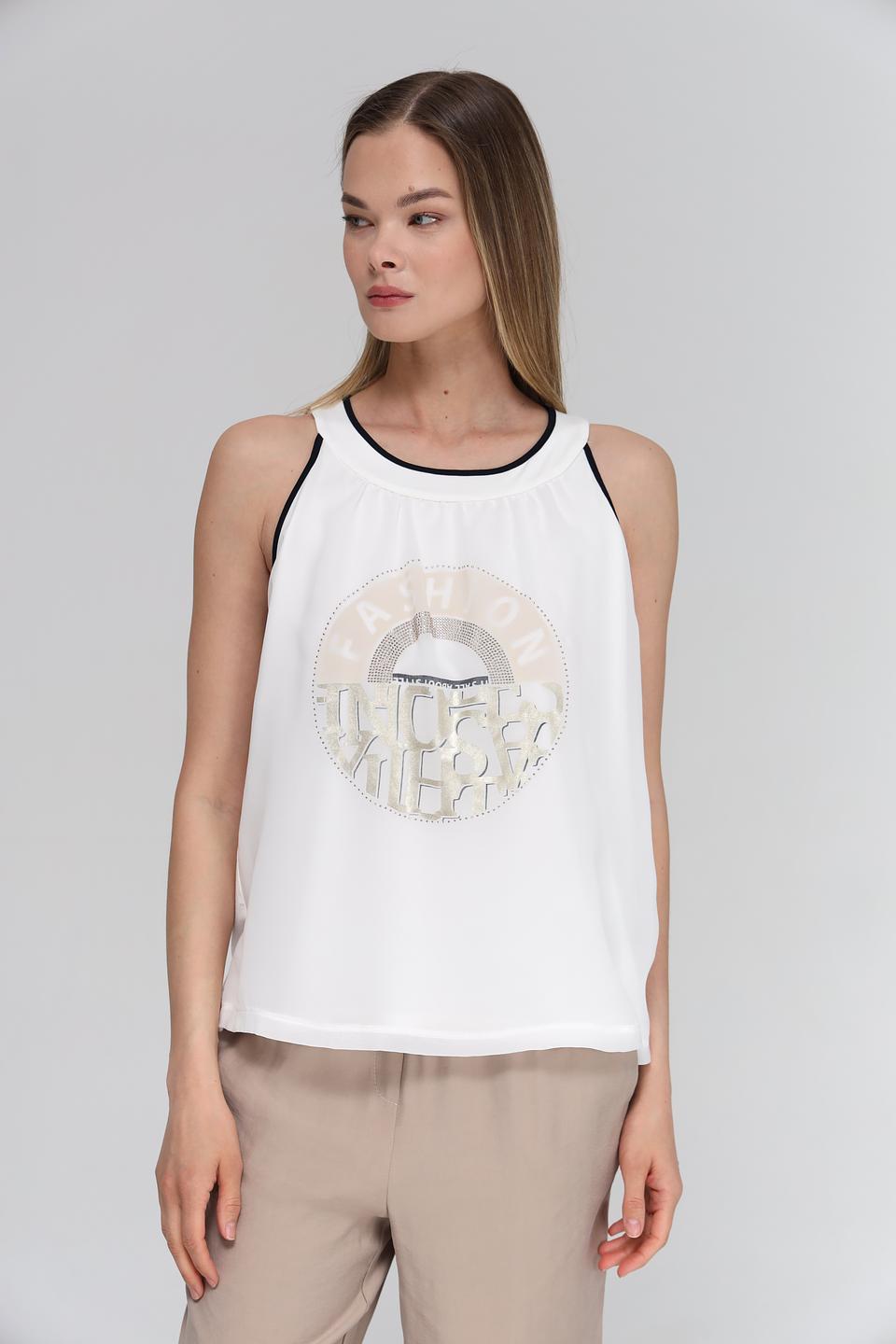 Топ Tuzzi с принтом