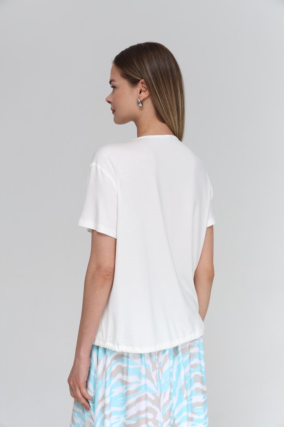 Блуза Tuzzi с карманом белый