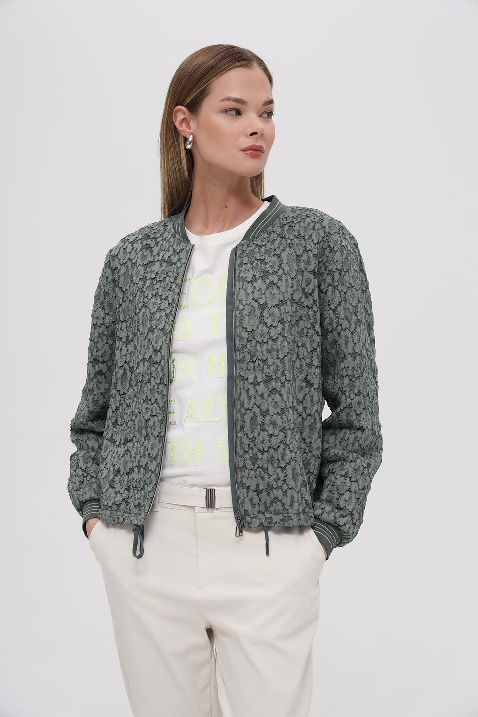 Жакет Bianca с принтом хаки