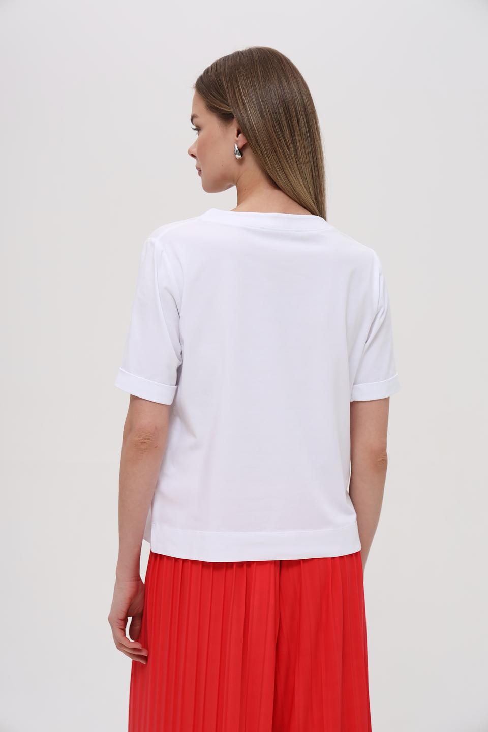 Футболка Bianca с декором