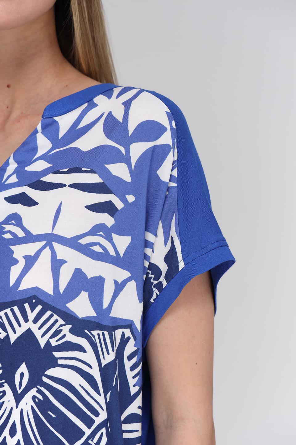 Блуза Bianca с цветочным принтом