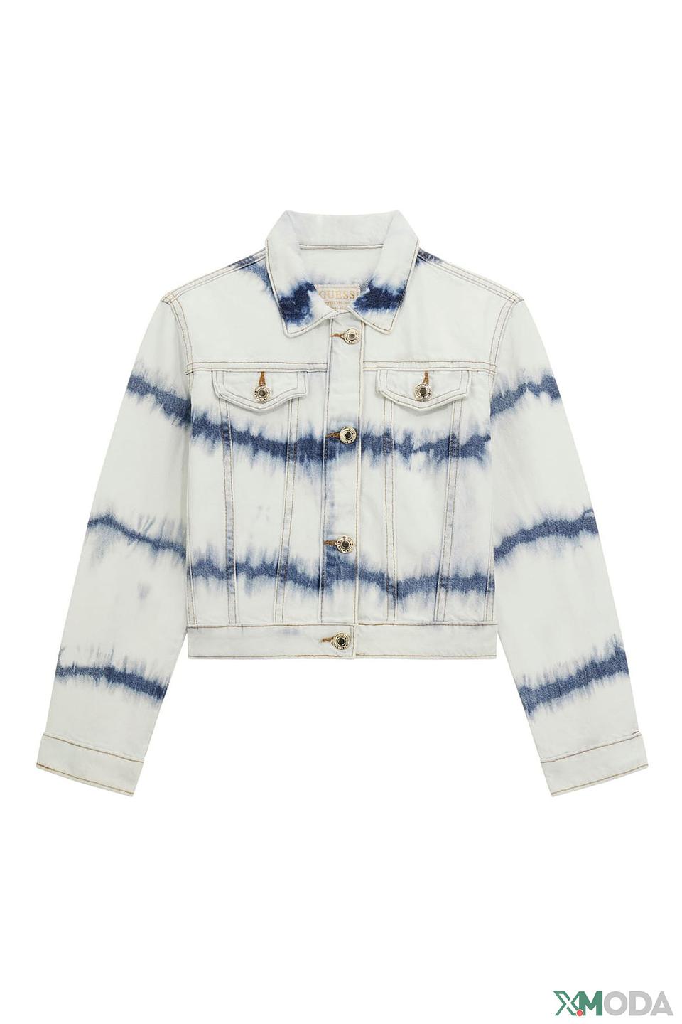 Куртка Guess дев. с эффектом tie-dye