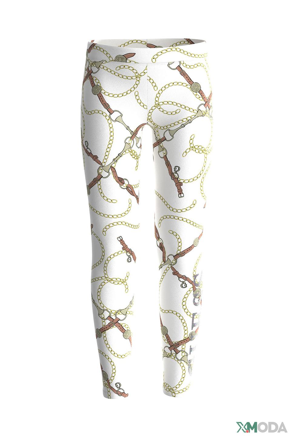 Джинсы Guess дев. с принтом