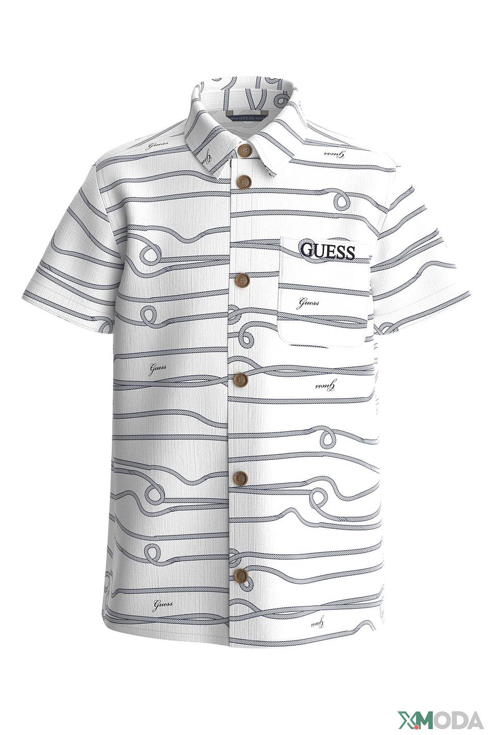 Рубашка Guess с принтом