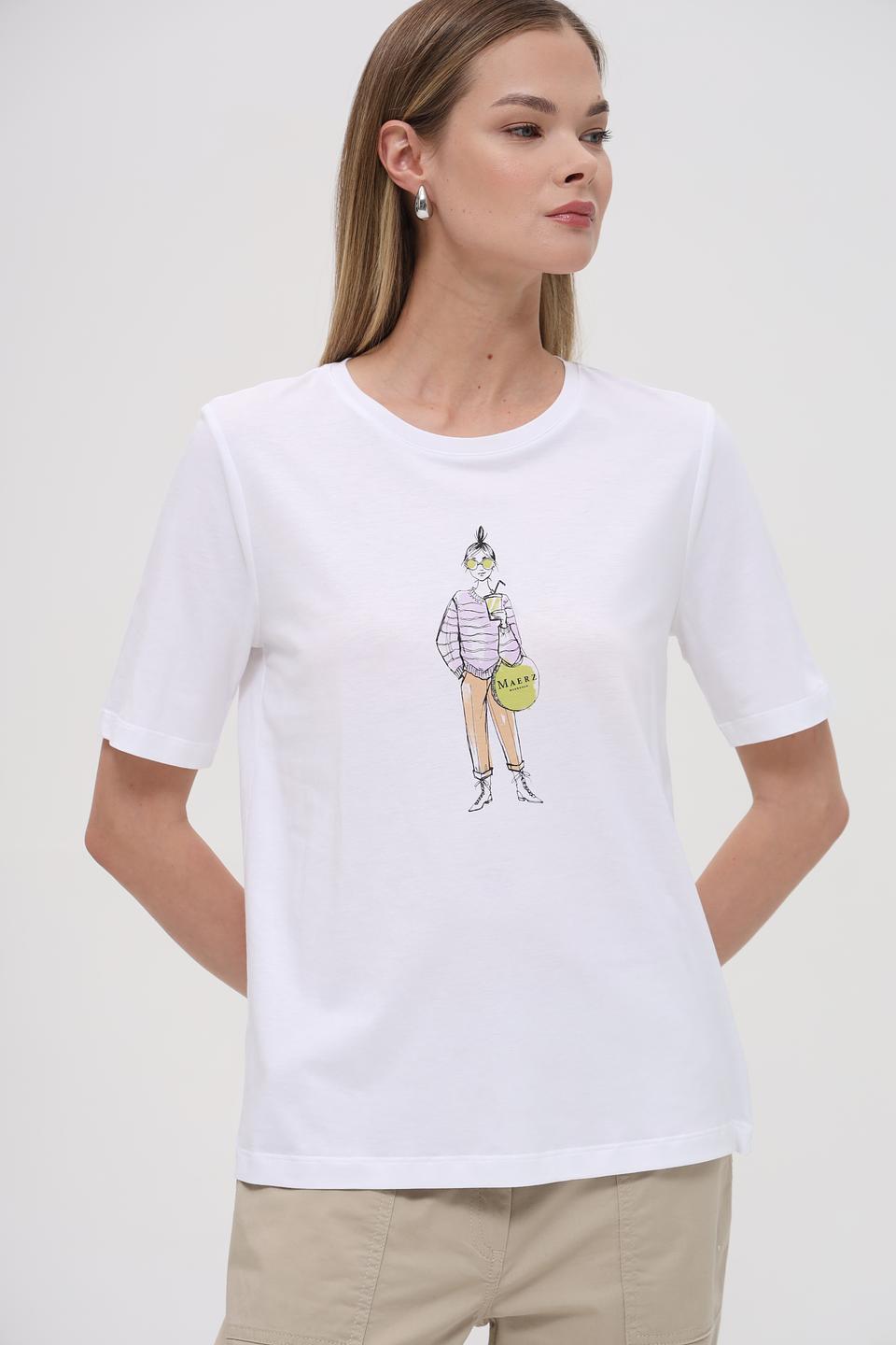 Футболка Maerz с принтом "Городская мода"