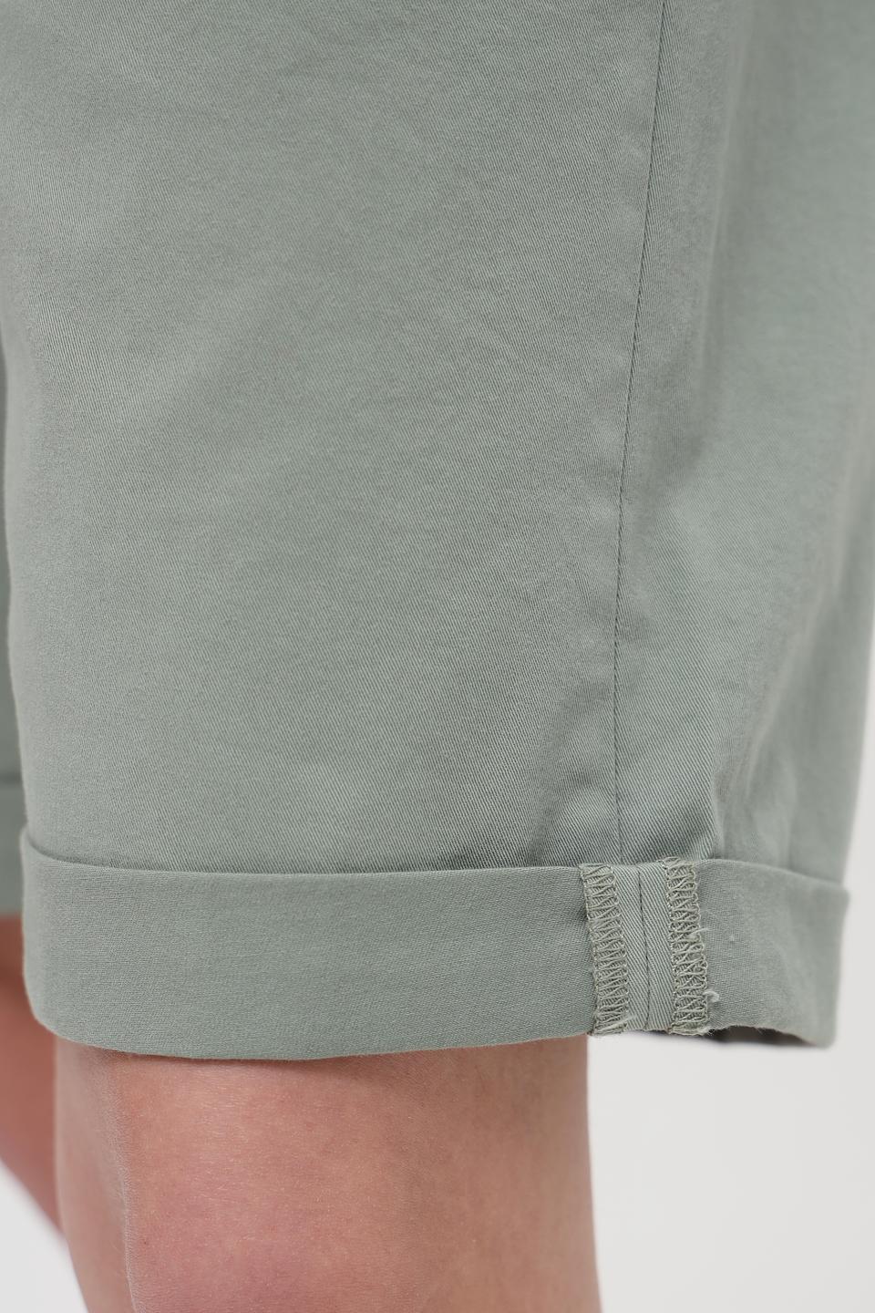 Шорты Angels хаки с манжетами