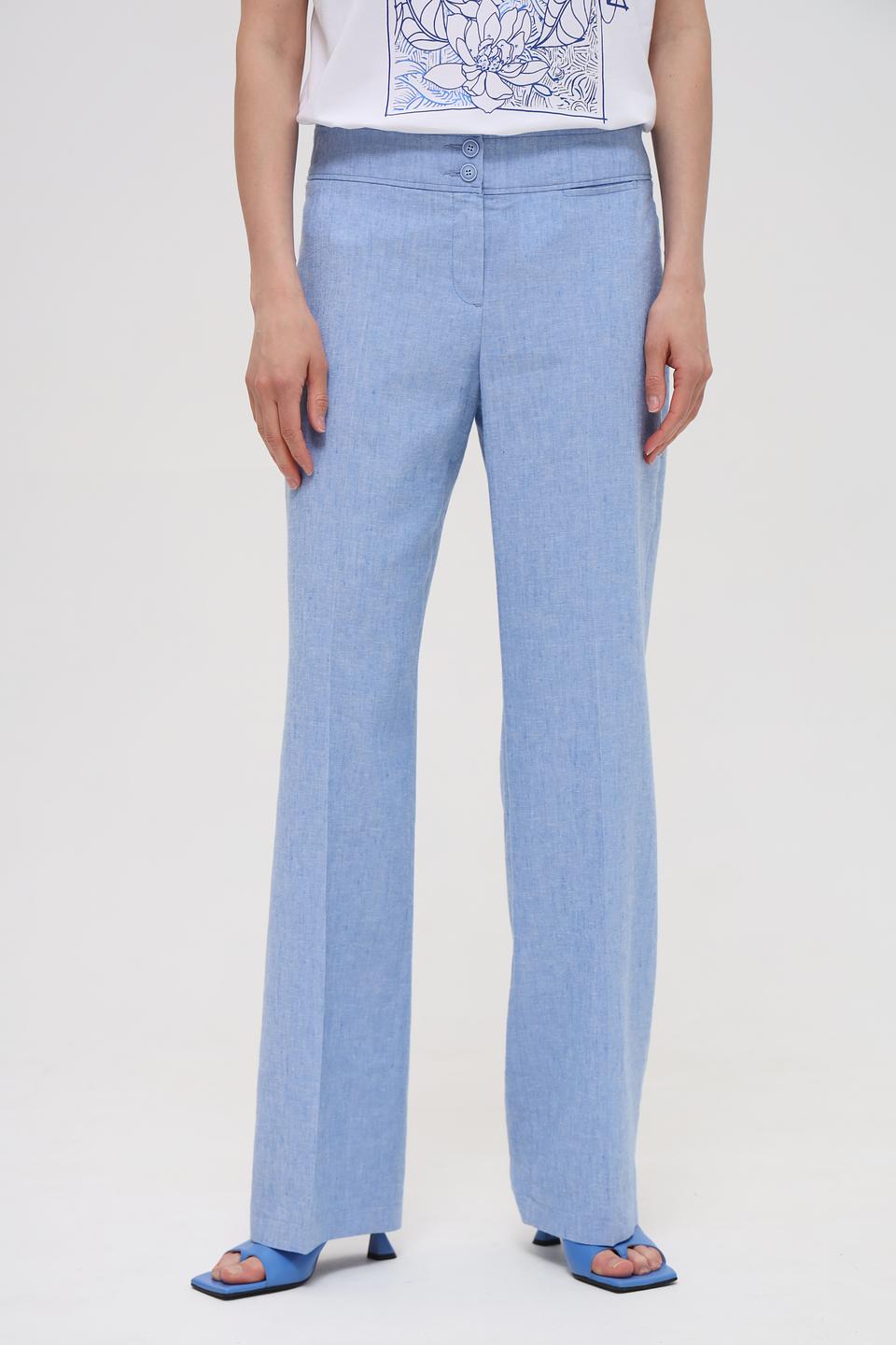 Брюки классические Bianca голубые
