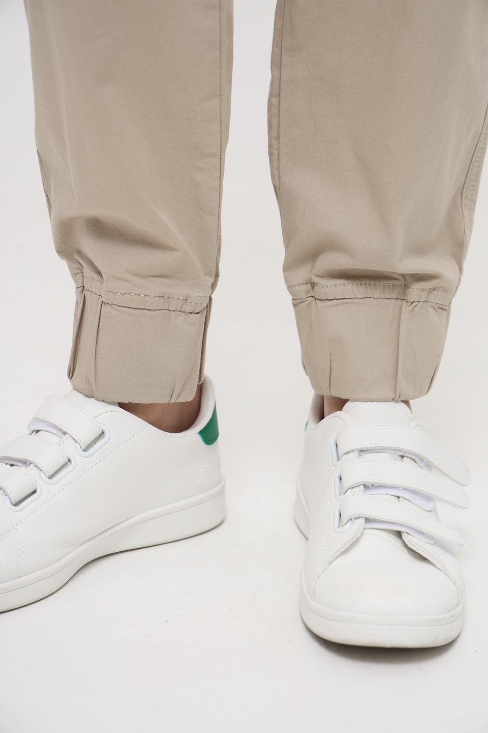 Брюки Lecomte бежевые с карманами