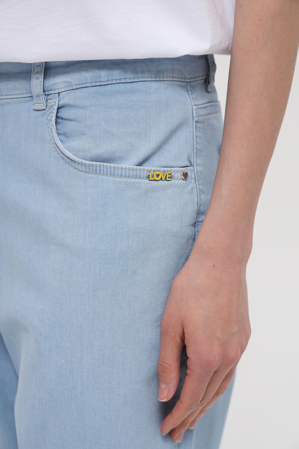 Джинсы Ppep. голубые relaxed