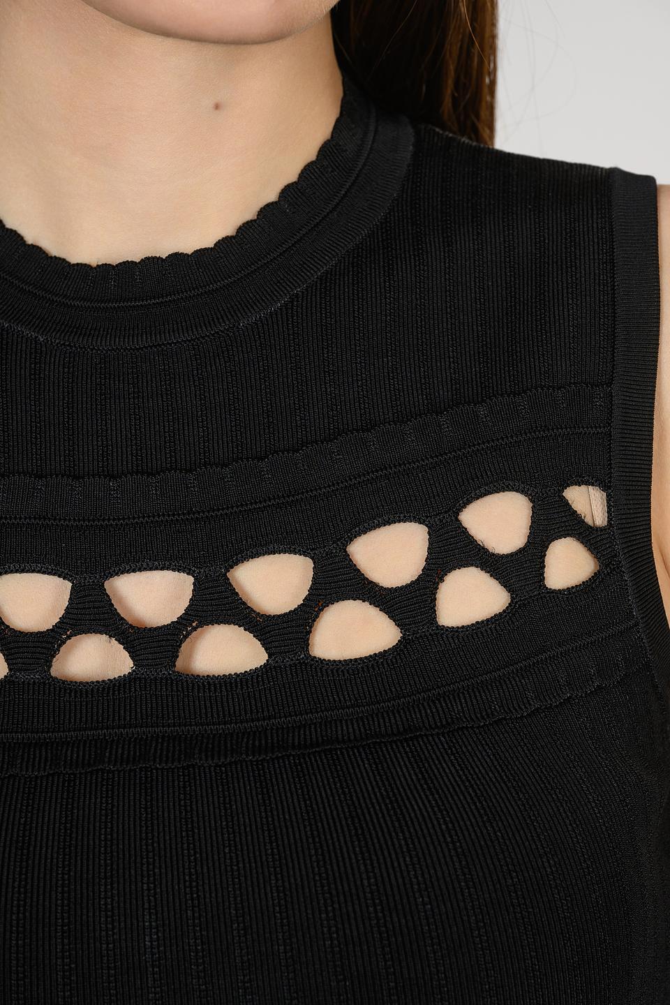 Платье Marciano чёрное с вырезами