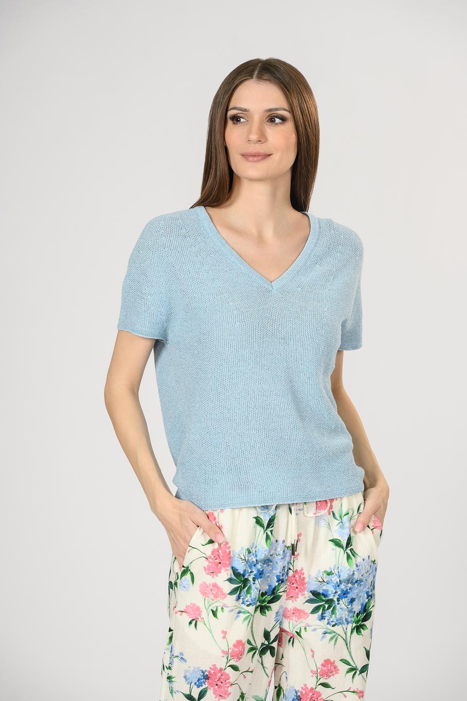 Пуловер Rich and Royal голубой