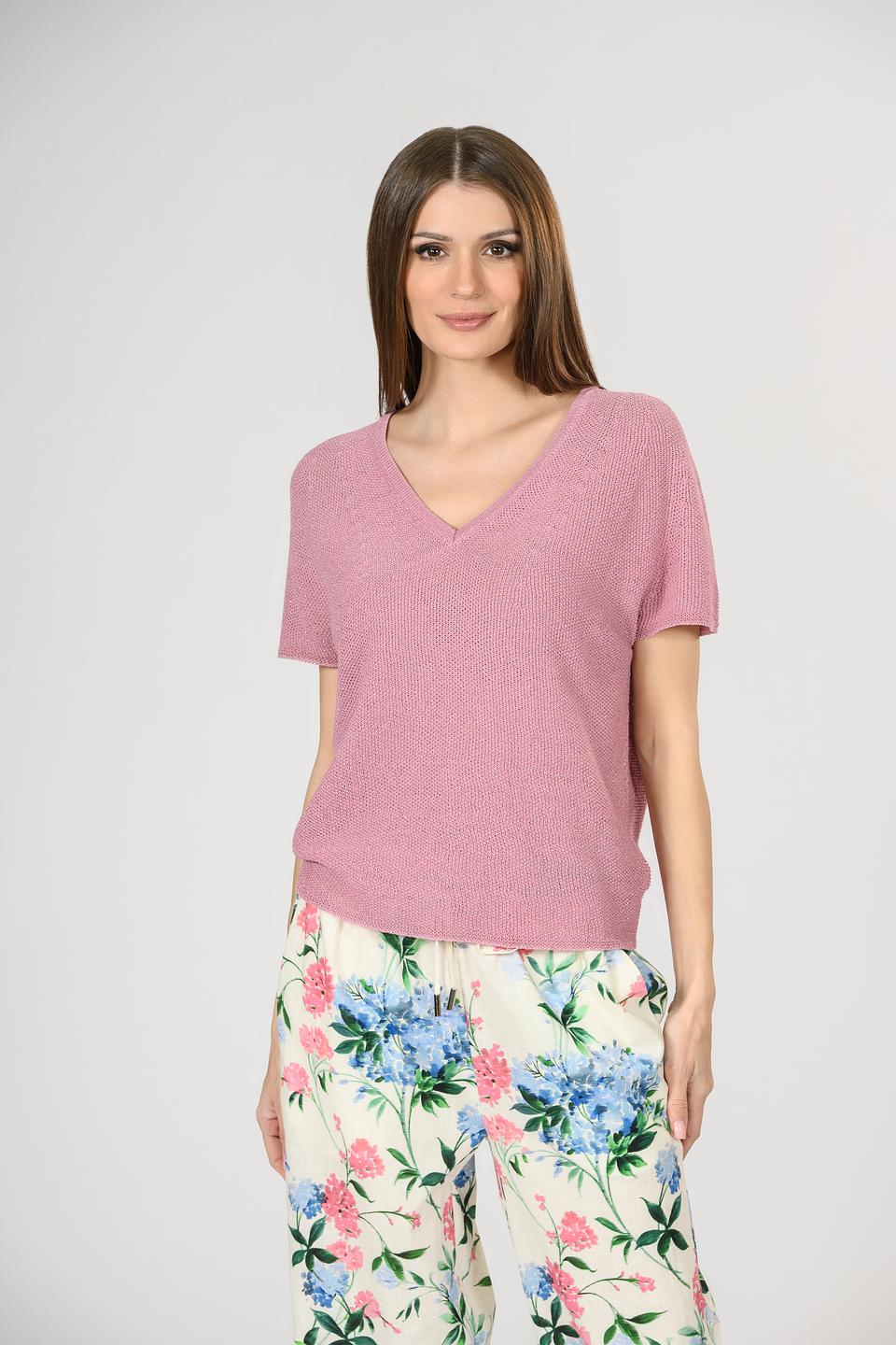 Пуловер Rich and Royal пудрово-розовый