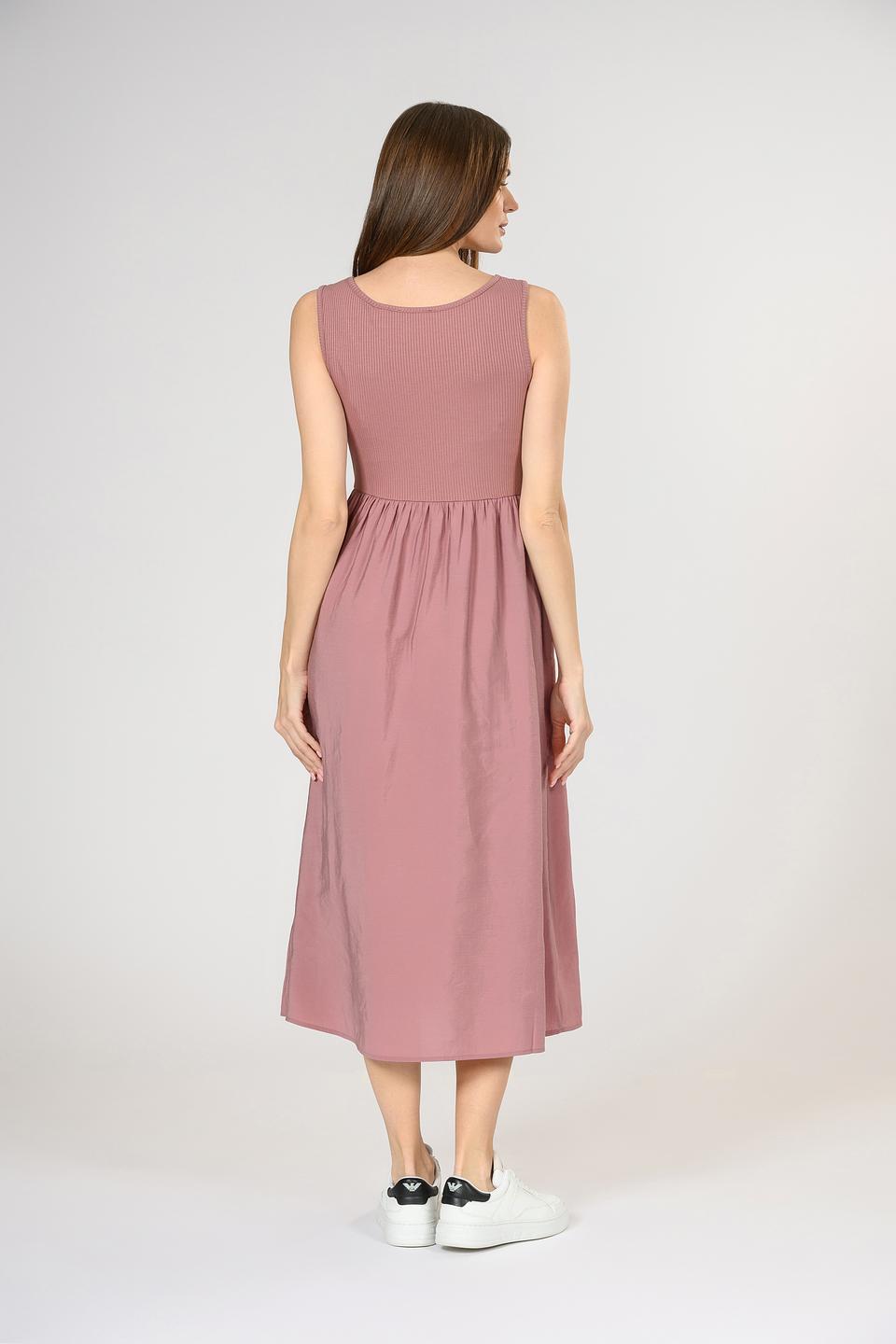 Платье Rich and Royal пыльно-розовое