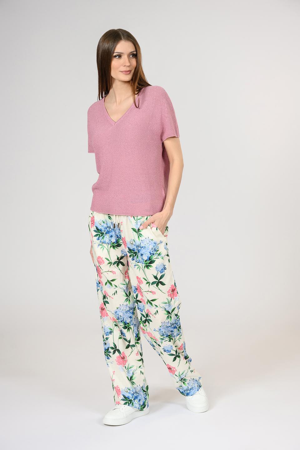 Брюки Rich and Royal с цветочным принтом