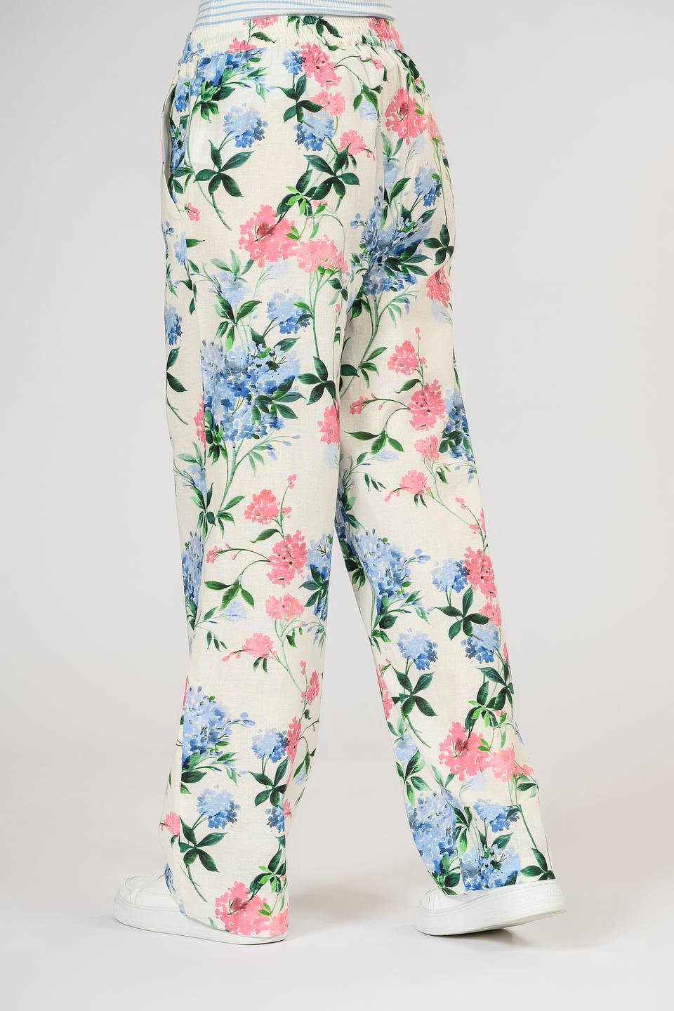 Брюки Rich and Royal с цветочным принтом