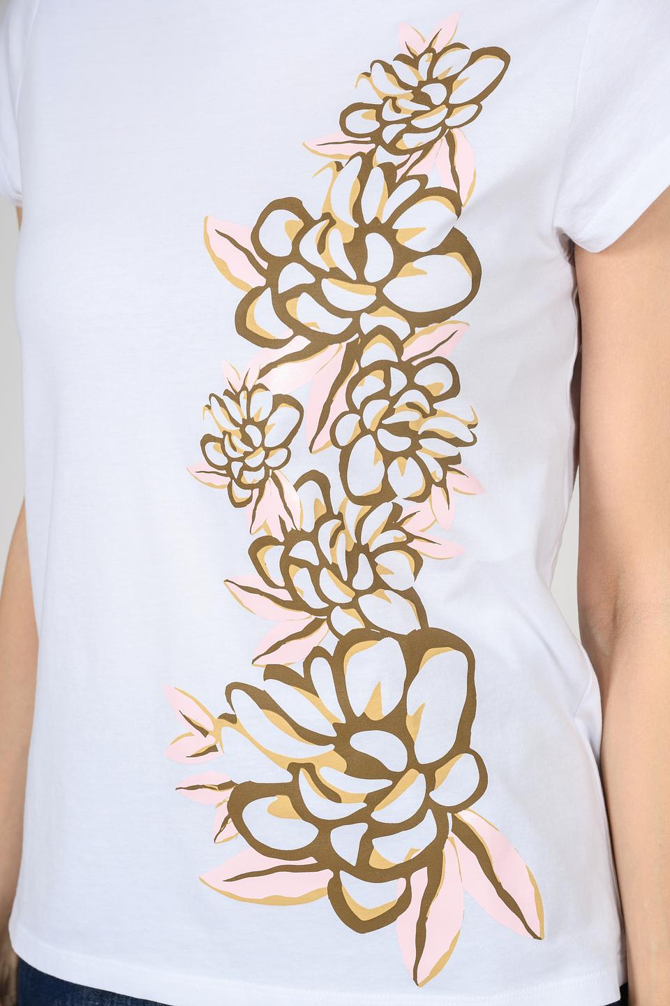 Футболка i Blues с цветочным принтом