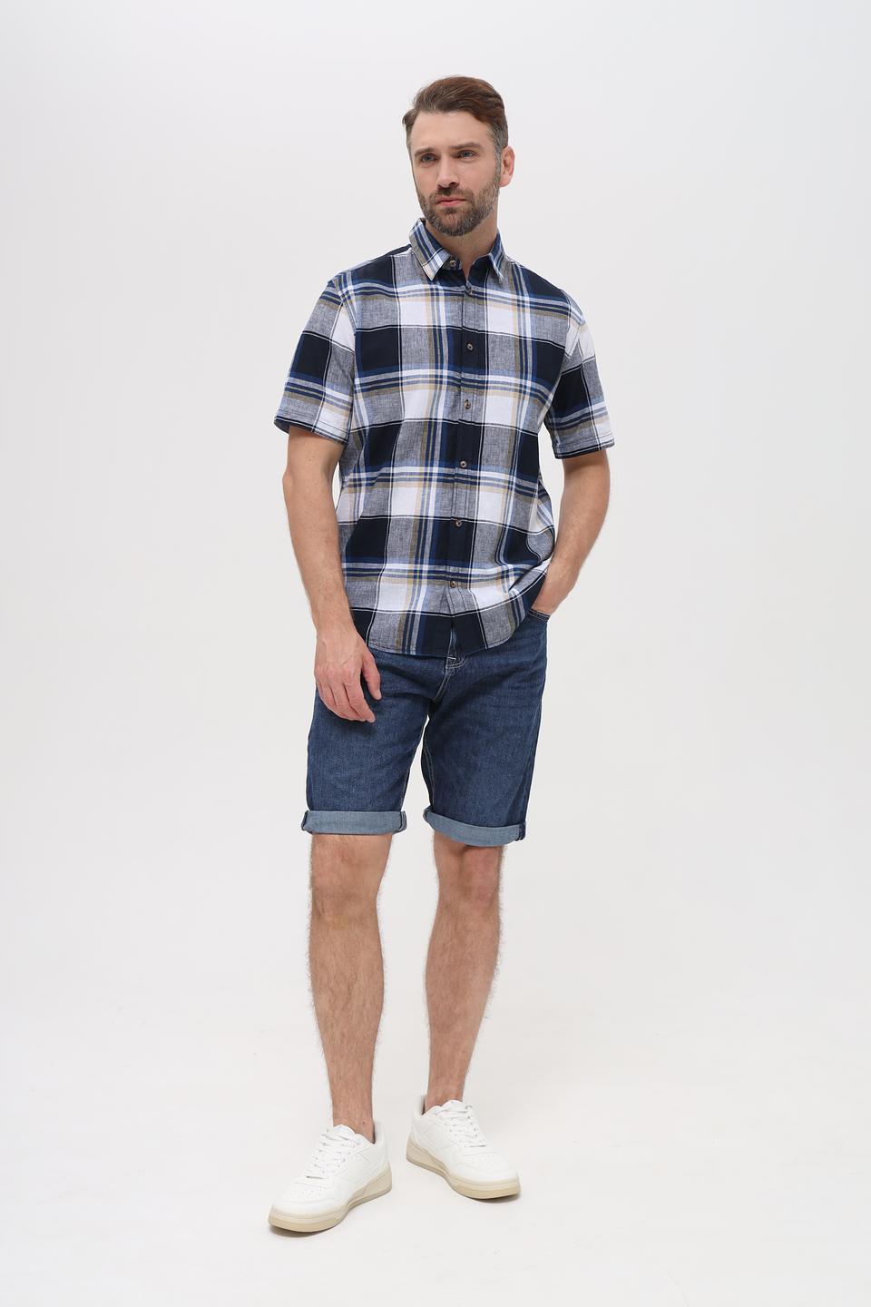 Рубашка кр Tom Tailor в клетку