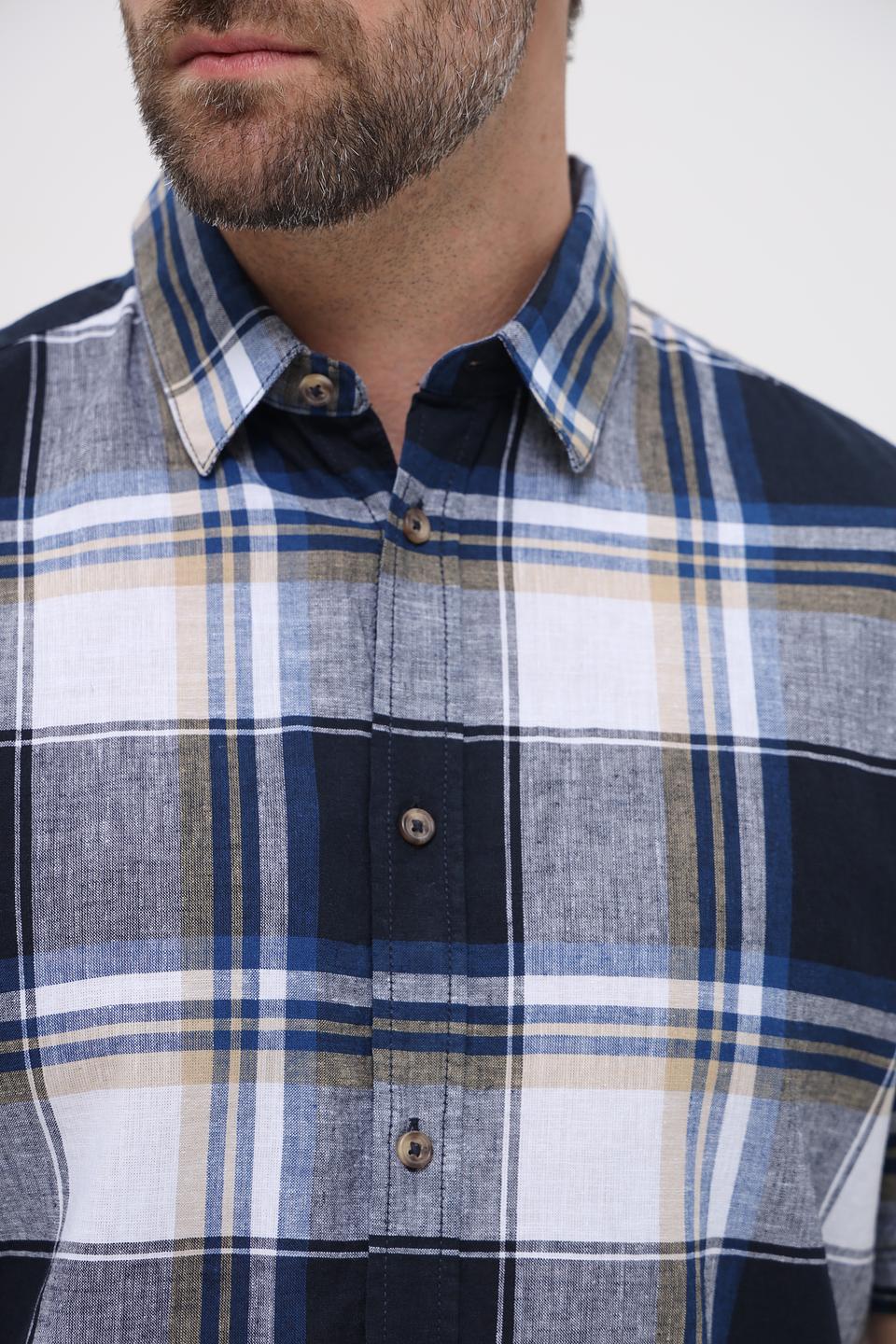 Рубашка кр Tom Tailor в клетку