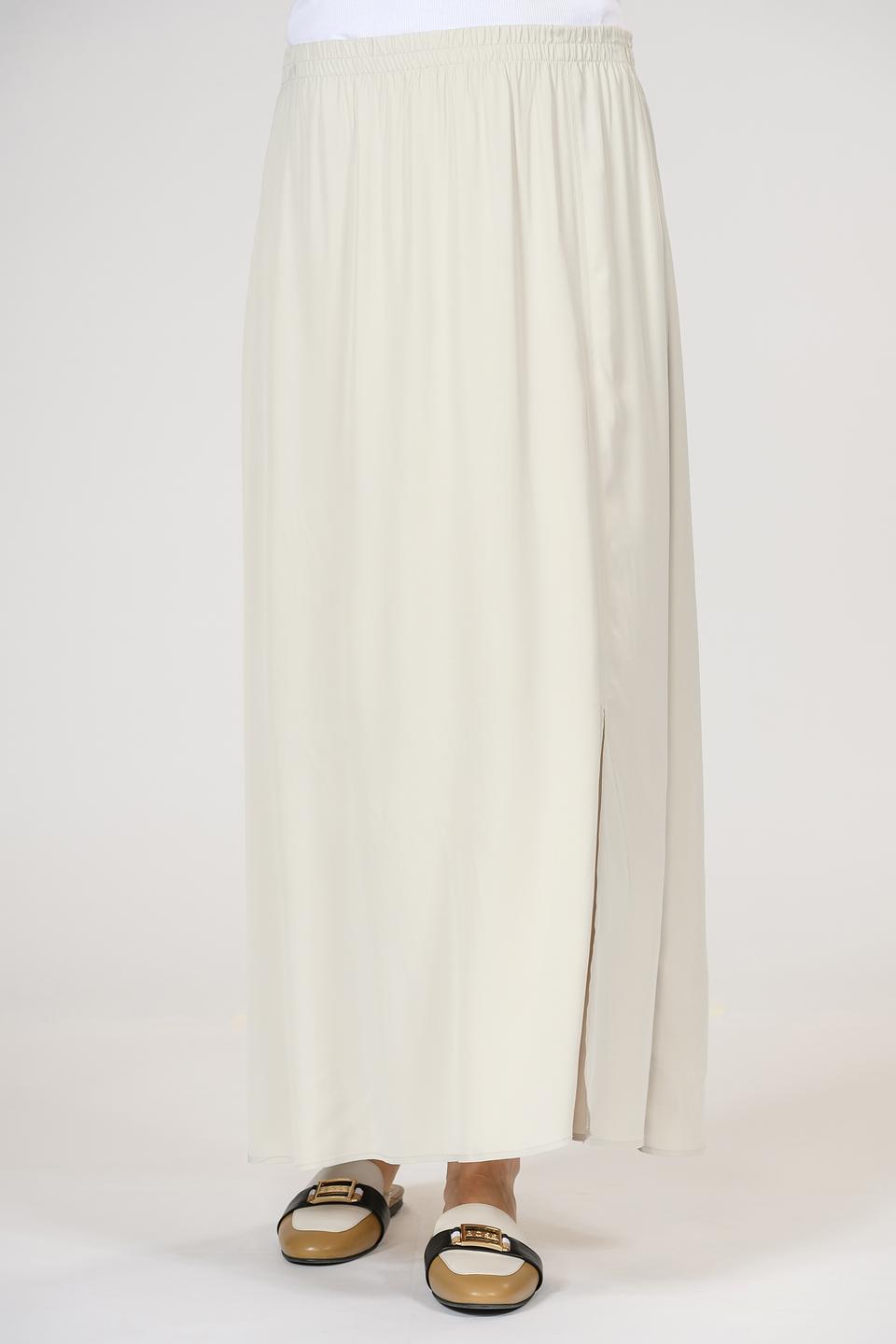 Юбка Marc O Polo бежевая с разрезом