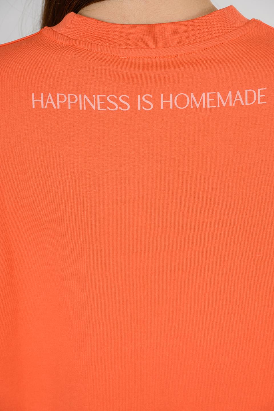 Футболка Marc O Polo с клубникой оранжевая