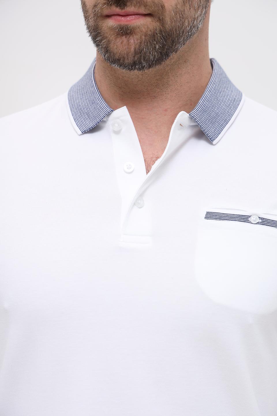 Поло Bugatti с полоской