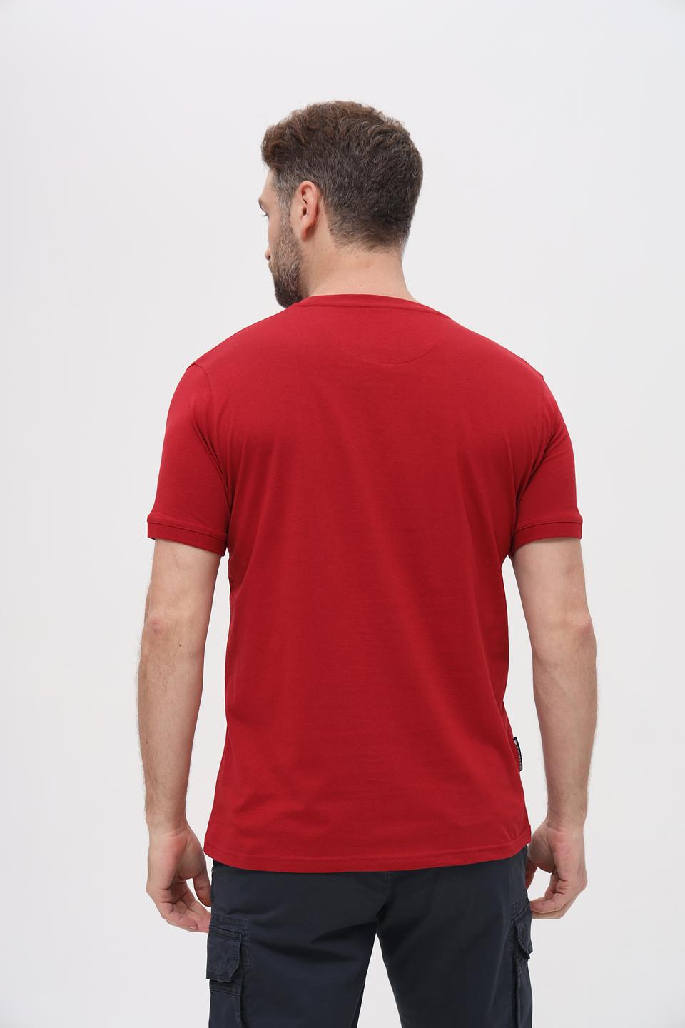 Футболка Sea Barrier с карманом бордовый