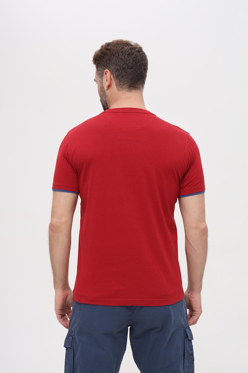 Футболка Sea Barrier с принтом красный