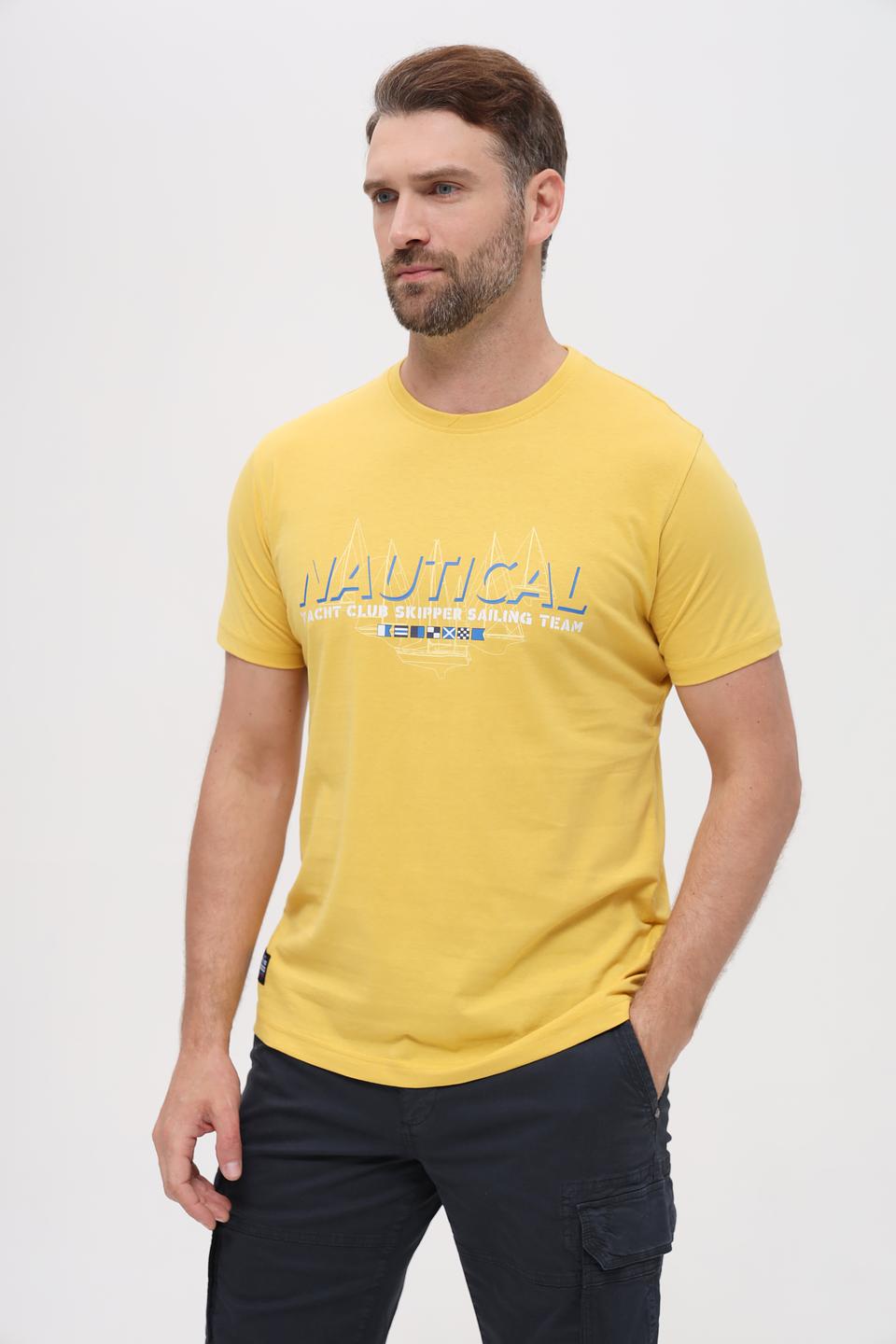 Футболка Sea Barrier Nautical жёлтая