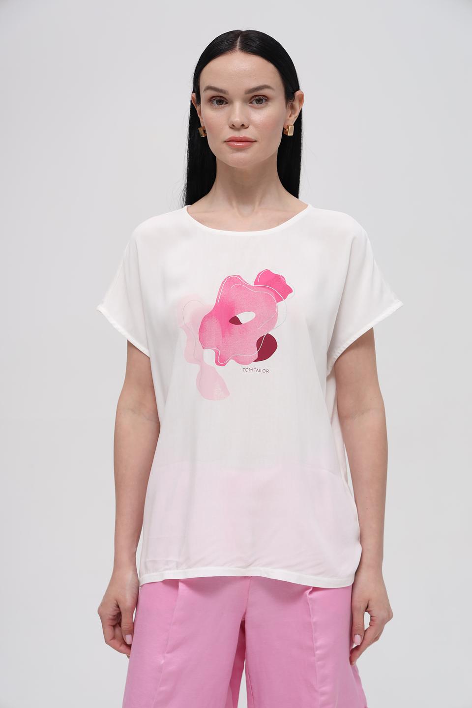Футболка Tom Tailor с цветочным принтом