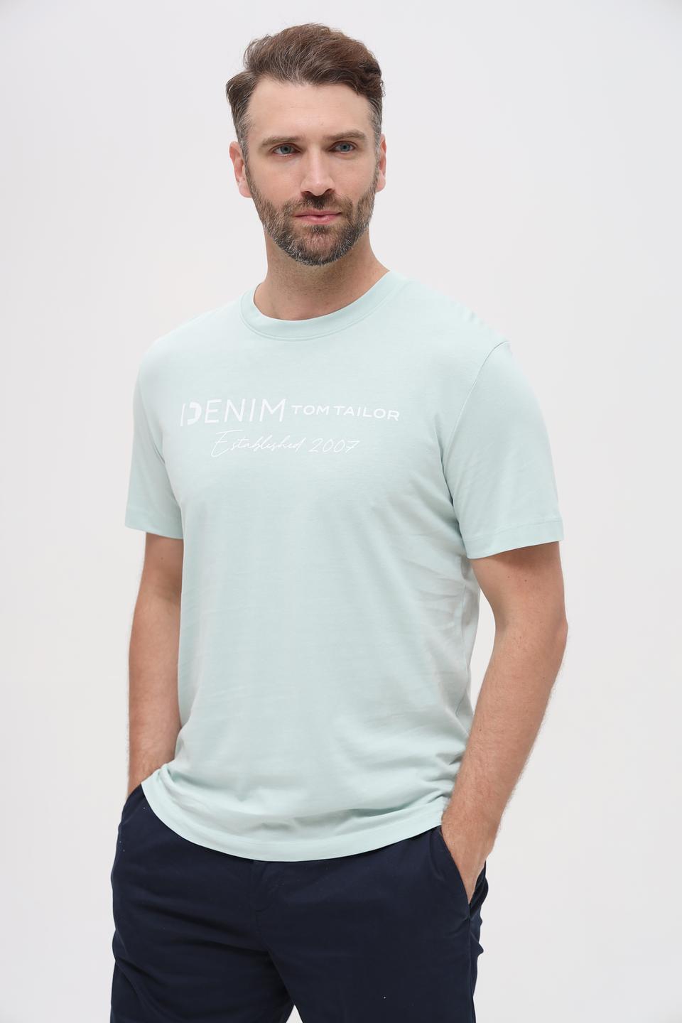 Футболка Tom Tailor denim мятная