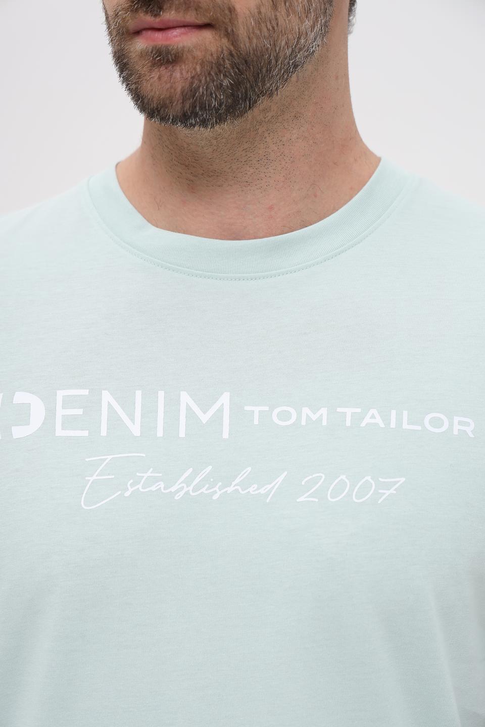 Футболка Tom Tailor denim мятная