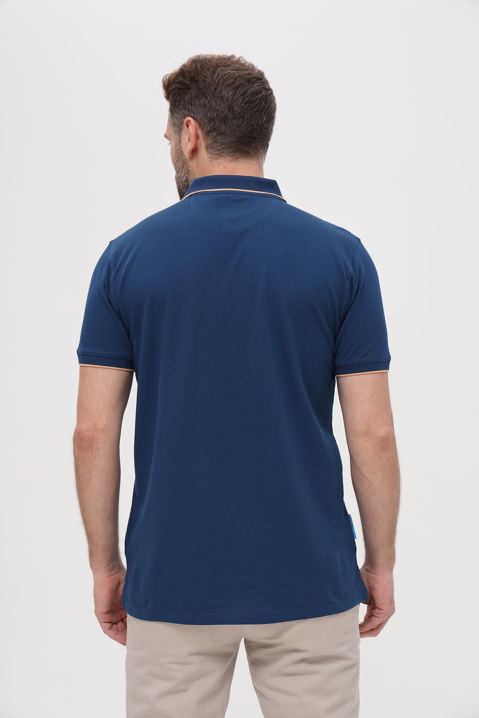 Поло Sea Barrier мужское тёмно-синее