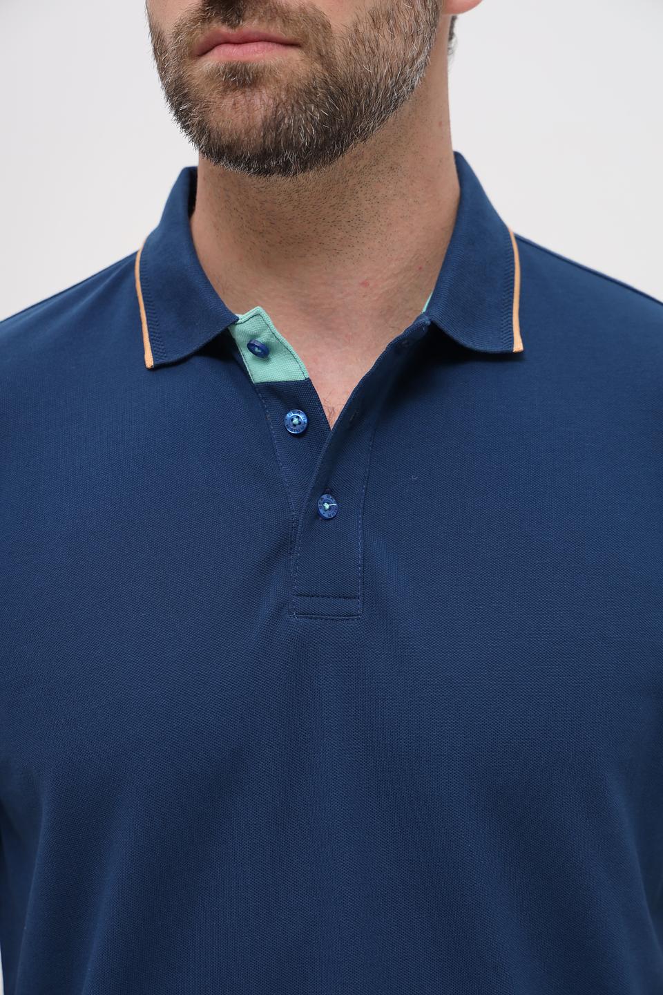 Поло Sea Barrier мужское тёмно-синее