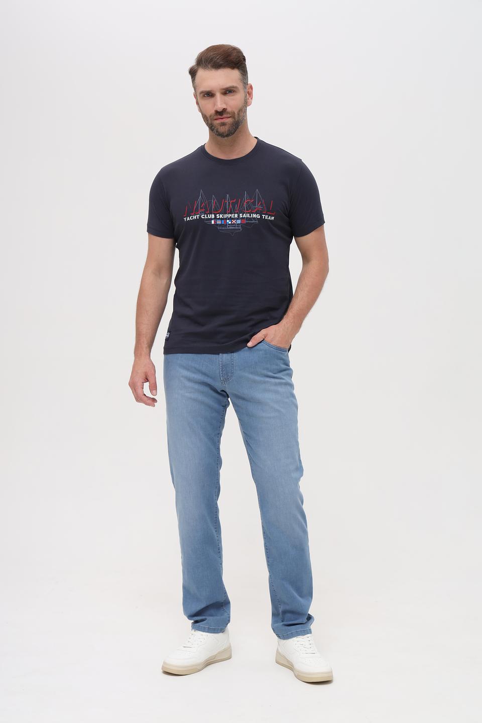 Футболка Sea Barrier Nautical темно-синяя