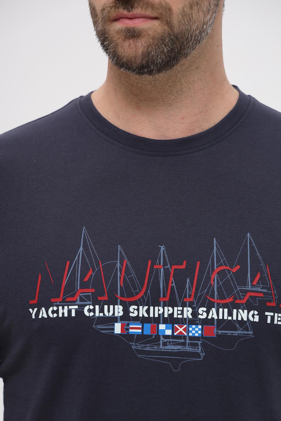 Футболка Sea Barrier Nautical темно-синяя