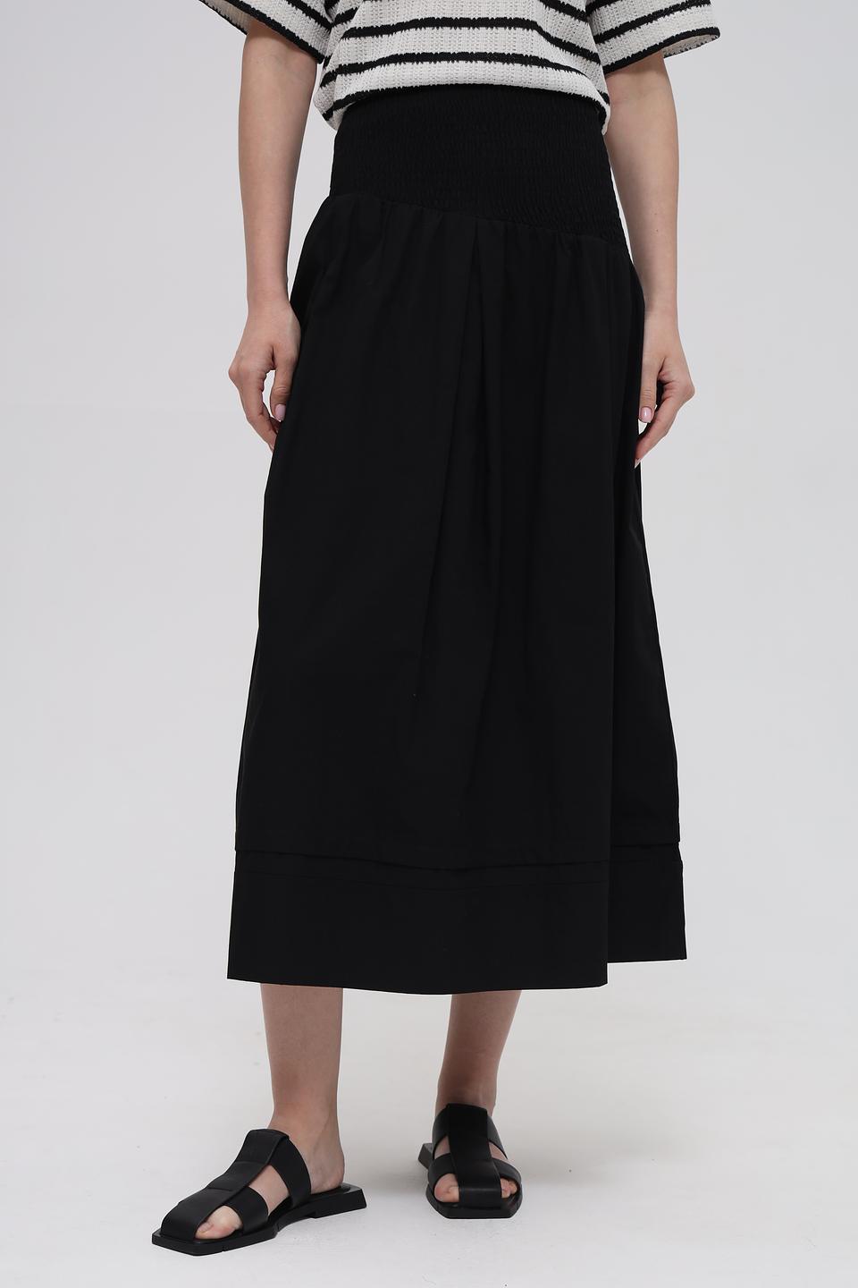 Юбка Margittes чёрная, плиссе