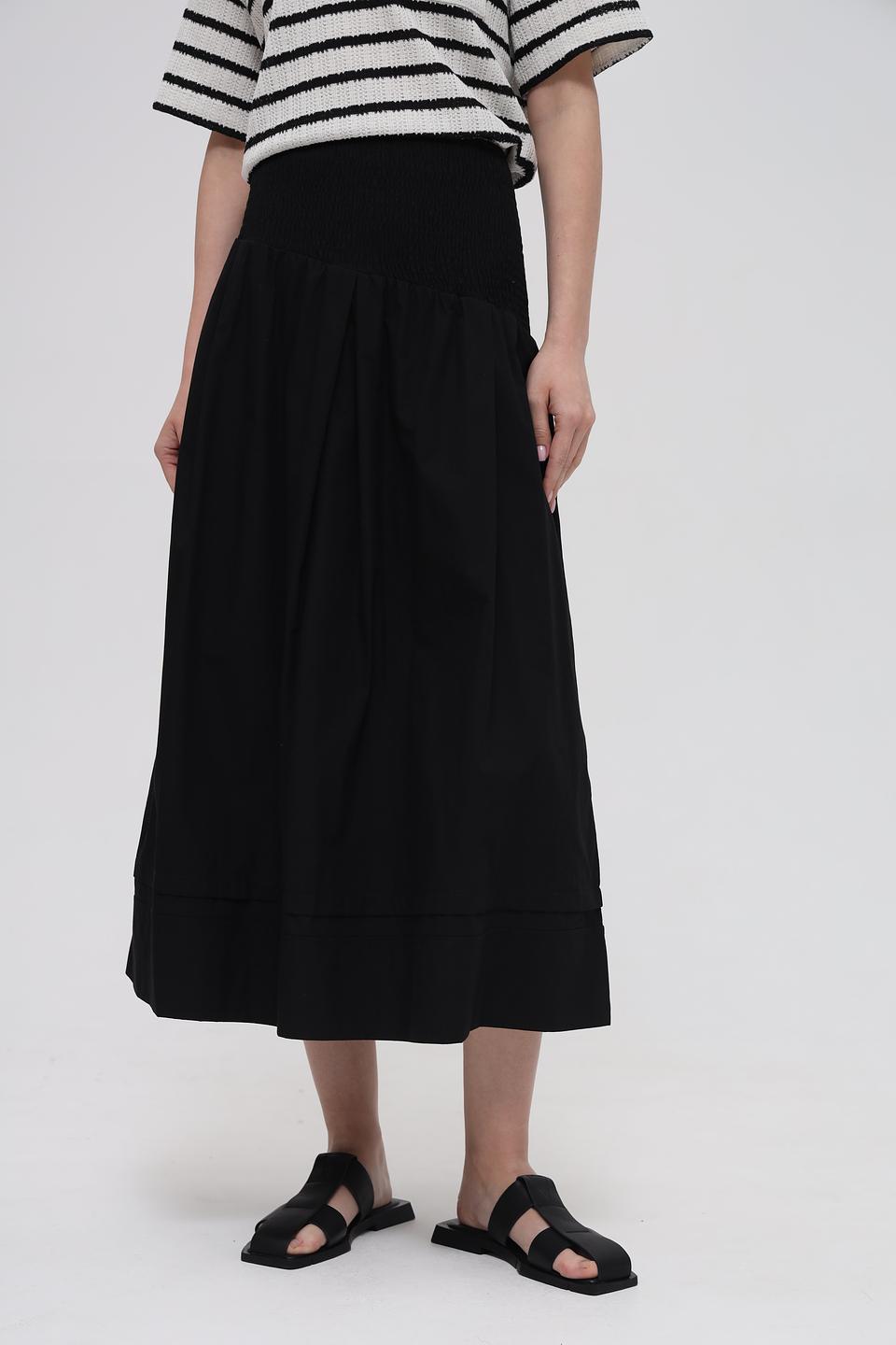 Юбка Margittes чёрная, плиссе