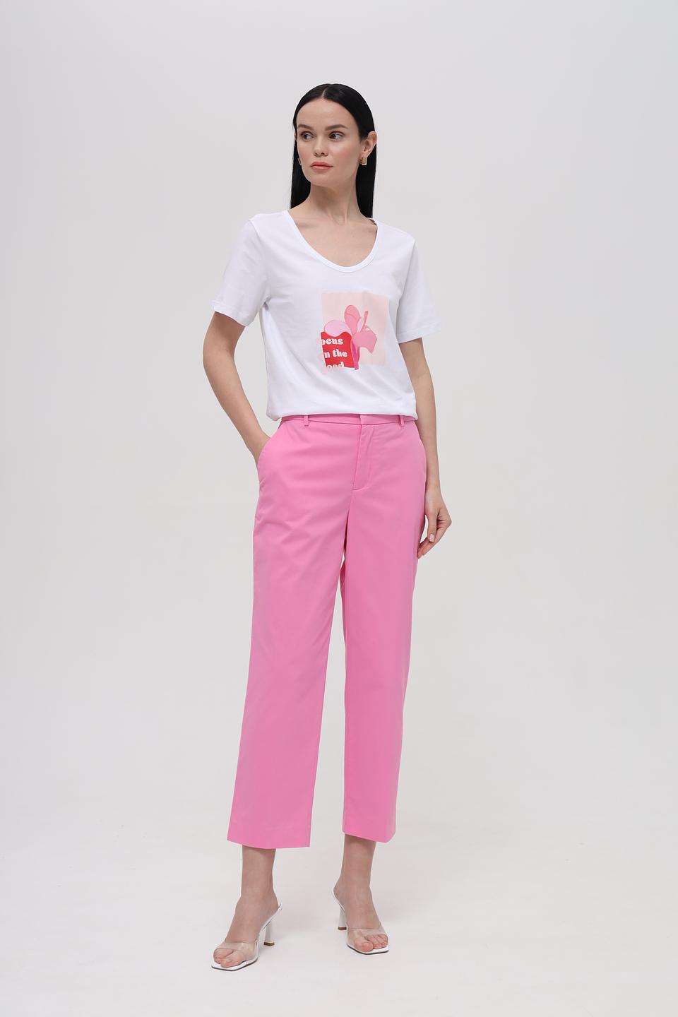 Брюки Bugatti розовые