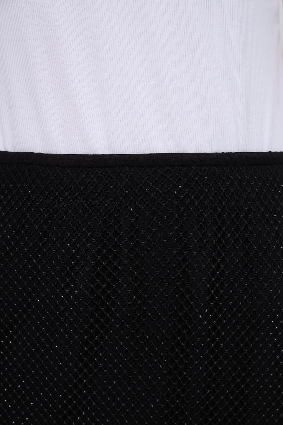 Юбка Taifun чёрная с сеткой