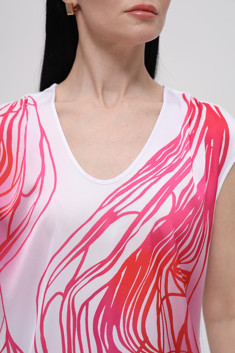 Топ Taifun с абстрактным принтом